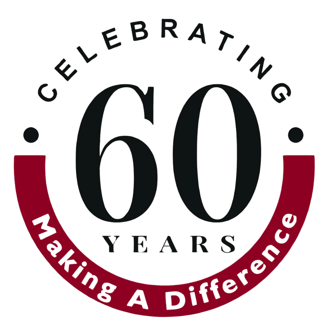 New Horizons Rehab Celebrating 60 Years Badge